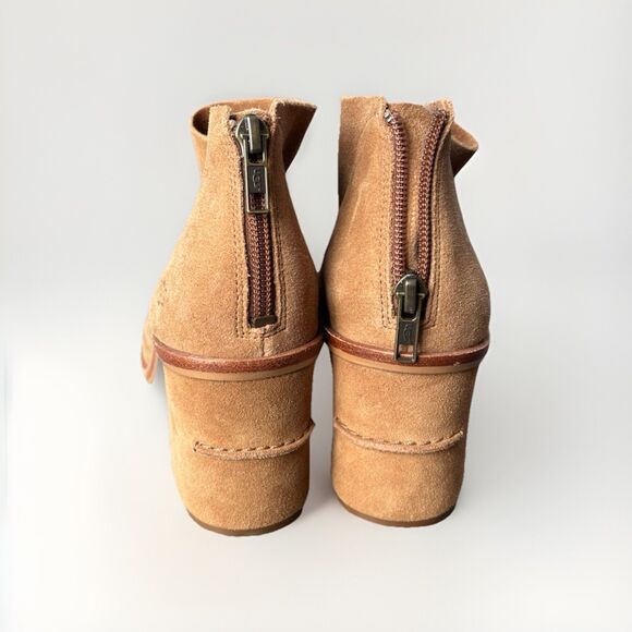 UGG Ginger Open Toe Boot Bootie Sandal Size 8 Suede Comfort - Picture 3 of 8